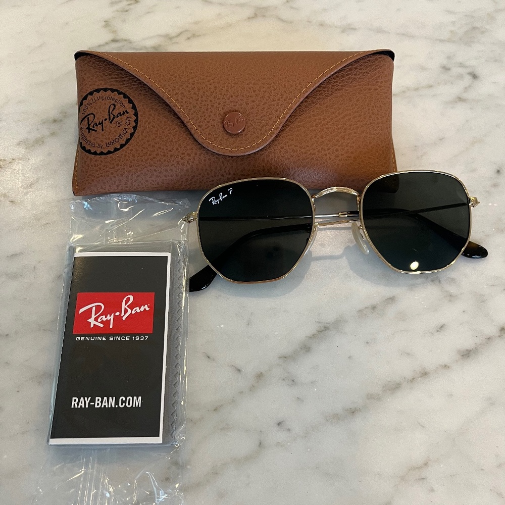 RAY-BAN- HEXAGONAL FLAT LENSES (BRAND NEW)